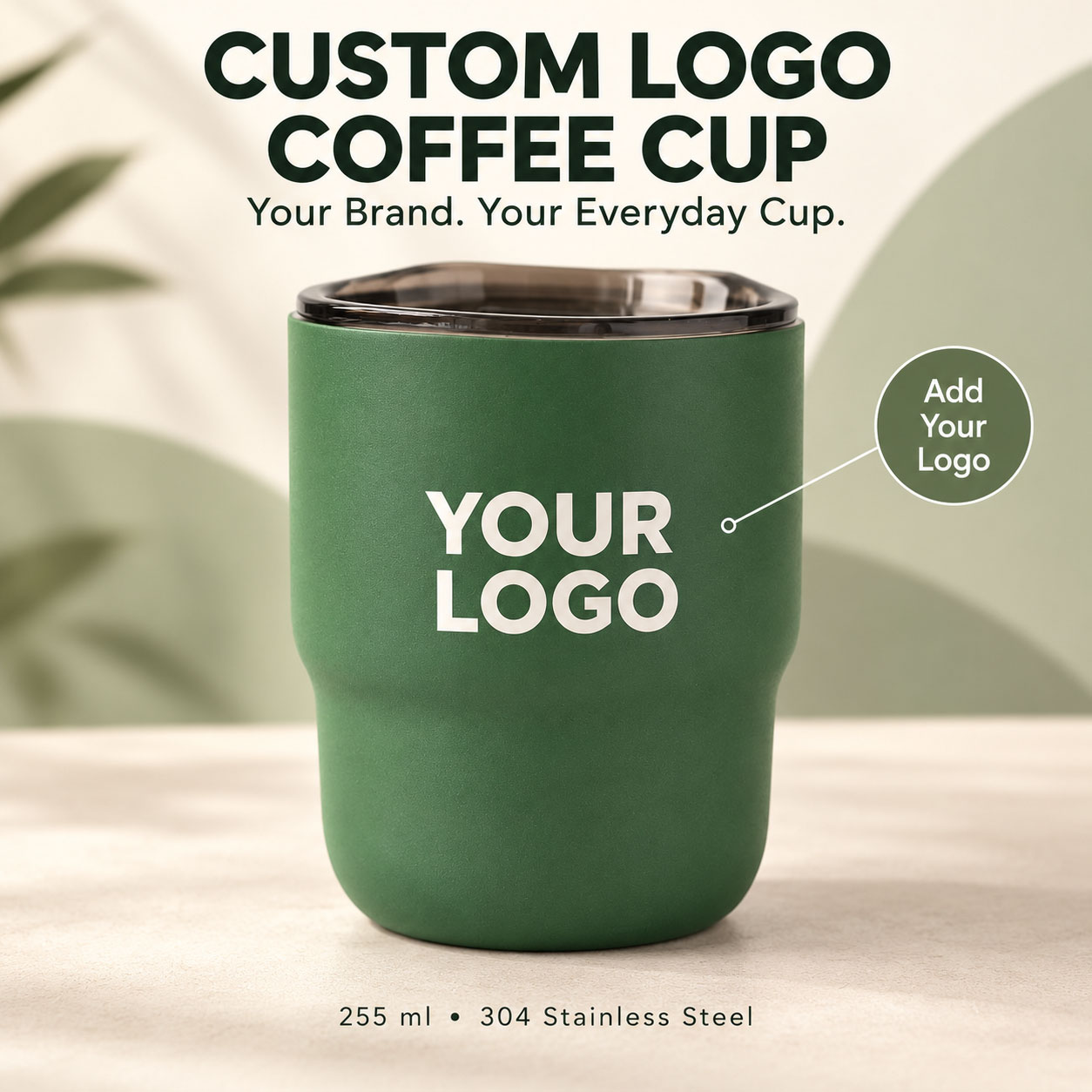 Coffee Equipment For Camping - Personalizowany kubek do kawy z pokrywką,