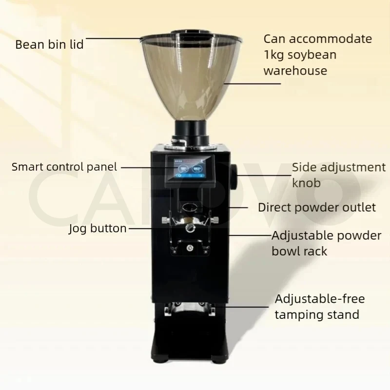 CAFOVO K64Y Komercyjny automat – Coffee Grinder Burr Flat recenzja i cena