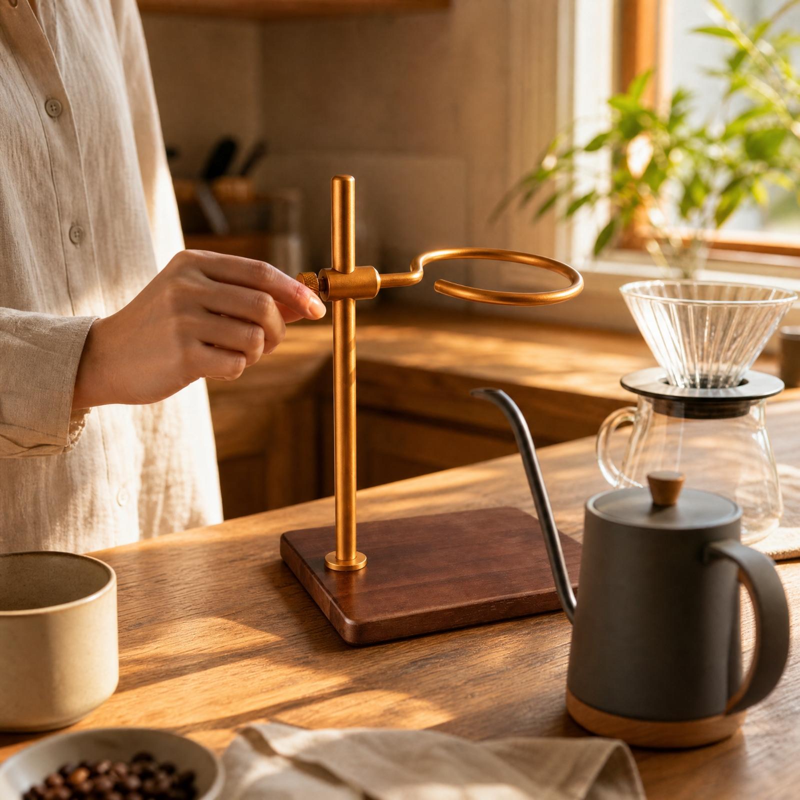 Regulowany drewniany stojak do – Coffee Equipment Pour Over recenzja i cena